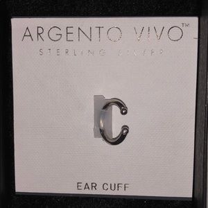 Argento Vivo Ear Cuff